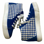 Mudd High Top Sneakers Blue White Check Poppy-07L Womens Size 10 Photo 11