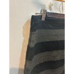 EXPRESS  Black Silver Striped Bodycon Mini Skirt‎ Size 10 Photo 5