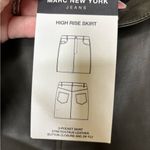 Marc New York NWT Vegan Leather High Rise Skirt Photo 4