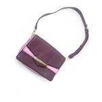Kate Spade carmel court kaela large multi-part interior purple leather Bag Purse Crossbody Photo 3
