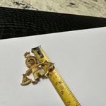 Novelty Figural Scales Of Justice Figure Brooch Pin Gold Tone Zodiac Libra Photo 3