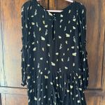 Free People  | New Romantics Wild Animal Print Dress Black | 2 Photo 7