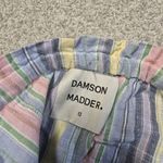 Damson Madder Women Sicily Cotton Linen Blend Stripe Rocket Cargo Trousers Sz 10 Photo 6