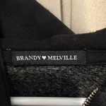 Brandy Melville  Black Zip-Up Jacket Photo 1