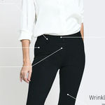 Betabrand  Dress Pant Yoga‎ Pant | Bootcut Photo 0