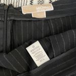 Michael Kors Pinstripe Pencil Skirt Size 10 Black Career Business Corporate Chic Photo 1