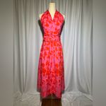 Boston Proper  Cabana Floral Halter Dress | NWT 18 Photo 2