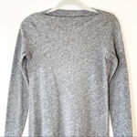 Eileen Fisher Dark Heather Gray Boatneck Sweater Dress Petite Small Wool Blend Photo 4