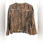 Chico's Chico’s Fringe Tweed Ida Jacket Size 2 / 12 Business Career Academia Preppy Photo 1