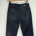 Boyish Jeans The Tommy Straight Leg Sz 25 Black Stone Wash Button Fly Crop Photo 12