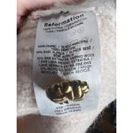 Reformation  Daphne Collared Cardigan Size Medium Sorbet Pink Short Sleeve Photo 5