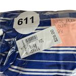 Westport  Navy and White Crisscross Top Photo 4