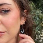 Free People Dangly retro silver earrings / can be worn 2 ways Photo 2