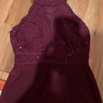 Morgan & Co . Burgundy Mini Dress  Photo 3