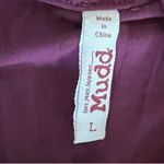 Mudd Boho print cross back burgundy cotton maxi dress size large Photo 5