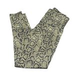 Onzie Green Black Snakeskin Smooth Legging Animal Print High Waist Small Medium Photo 0