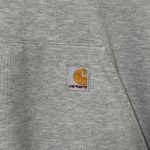 Carhartt  Gray Hoodie Size Small Oversized Distressed Women’s Photo 4
