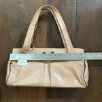 PETUSCO made in Spain peach leather baguette bag, NWT Photo 11