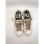 P448 gold and white classic platform Thea Wilder Sneaker size 41 / US 10.5 W Photo 2