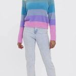 Plume Stripe Crewneck Sweater, LongSleeved, A29 Size XS Photo 1