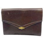 Salvatore Ferragamo Vintage Brown Clutch Photo 0