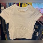 Free People NWT  We The Free Protagonist Tee - ivory white - Small Photo 6