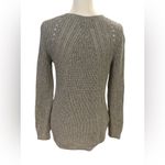 Loft Ann Taylor Women's Gray Sweater Petite Medium VNeck Photo 2