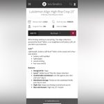 Lululemon  Align High-Rise Crop 23" Intensity Pink Blossom Multi Photo 2