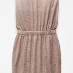 prAna Women’s Kamen Willow Sharkstooth midi tank dress Elastic waist NWT Large Photo 0