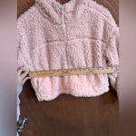 BDG  Pink Hooded Cropped Teddy Jacket size M Photo 8