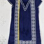 Vineyard Vines NWOT  Lace Up Tunic Dress - Navy/White - 0 Photo 7