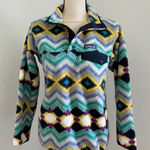 Patagonia  Colorful Retro Synchilla Fleece‎ Quarter Snap Pullover XXS Geometric Photo 0
