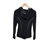 Athleta  Verbier Full Zip‎ Hooded Softshell Jacket Black Women's Sz S Photo 1