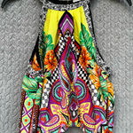 Mustard Seed  floral halter top size Small Photo 0