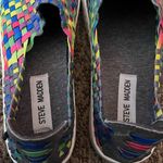 Steve Madden  Exx Woven Flat Slip-On Loafers Rainbow 8.5 Photo 7