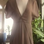 Taupe Beach Maxi Cover Up Tan Photo 1