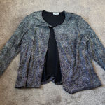 Metaphor  Black Glitter Blazer SIZE 2X Photo 0