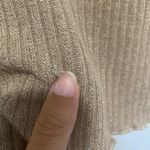 Tan Cropped Ruffle Tank Top Size Medium Photo 2