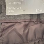 Talbots  Barely‎ Boot Gray Charcoal Petite Plus Size 14WP Career Dress Pants NWT Photo 5