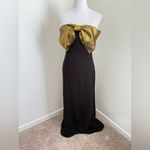 NEW Simon Miller Dali Bow Long Women’s Dress Black Gold Size 4 Photo 4