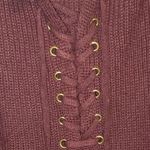 Entro  lace up sweater. (#626) Photo 1