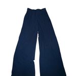 Divided H&M  Black Ribbed Elastic waist Summer Wide Leg Cropped
Pants Casual Photo 2