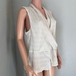 Donna Karan  New York Women's Faux-Wrap Sleeveless Top Tan Sand Sz XL #14 Photo 10