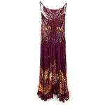 Free People Intimately‎  Size XS Sleeveless Slip Dress Purple Lace Floral Print Photo 1