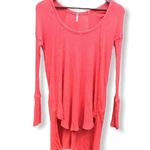 Free People Free People Distressed High Low Thermal Shirt Photo 7