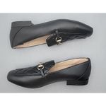 Jones New York Shoes Flats Finan Horsebit Black/Silver Women's Size: 8.5 Photo 1