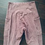 Aerie Offline Free People Inspired Acid-Washed Rusty Pink Leggings | Size: S Photo 9