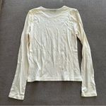 Burberry Juniors Sz14 Cream Long Sleeve Top Check XS Photo 7