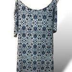 Ecote Urban Outfitters floral lace up off the shoulder dress Photo 3