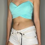 Tobi mint blue green crop top XS Photo 1
